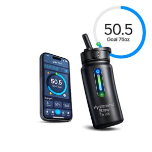 Straw Think Noir Onyx fond transparent